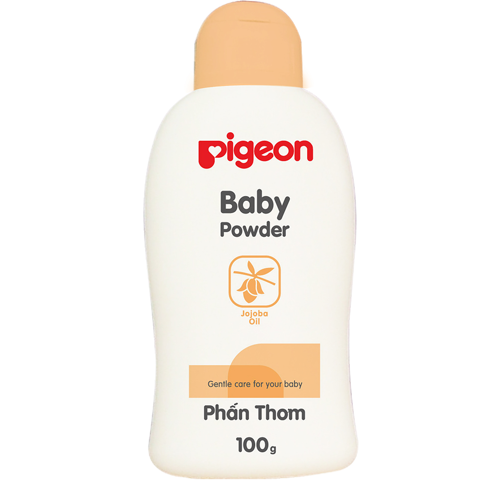 Phấn Thơm Em Bé Pigeon Hạt Jojoba FCPG040313 - Nắp Màu (100g)